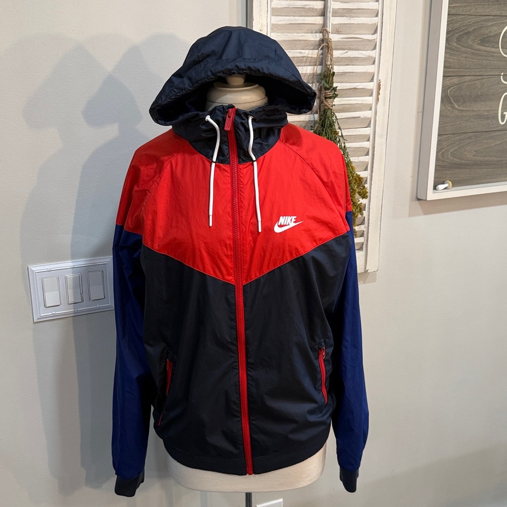 Night color block, windbreaker